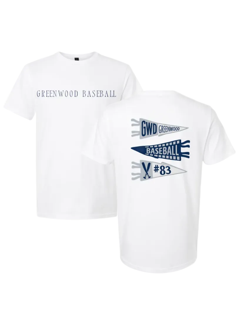 FLAG PENDANT SHIRT IN WHITE