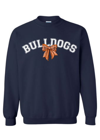 BULLDOGS BOW IN STONE NAVY