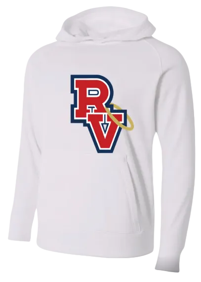 HALOS BASEBALL DRI FIT HOODIE IN WHITE