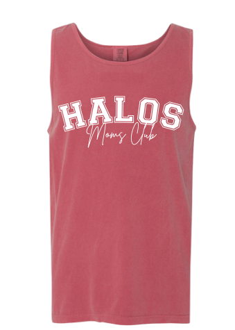 RED SLEEVELESS TANK-COMFORT COLOR