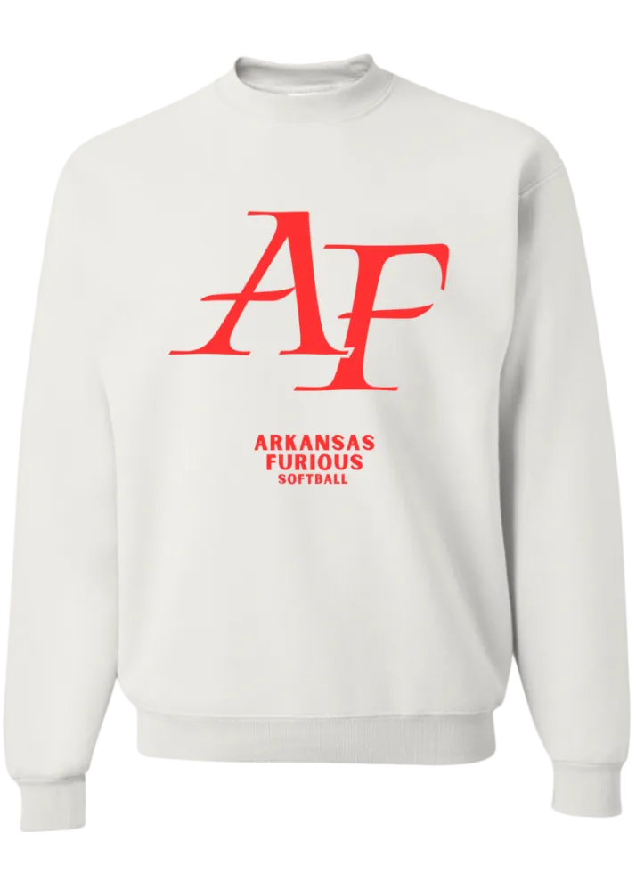 WHITE ARKANSAS FURIOUS SWEATSHIRT/ CREWNECK