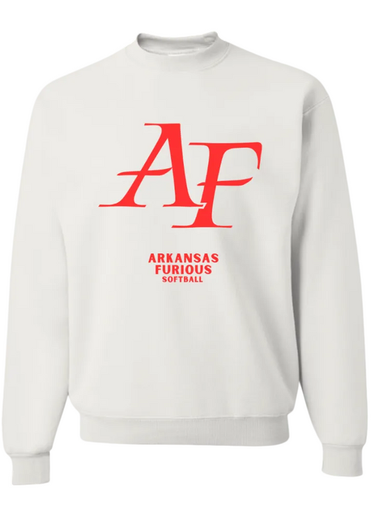 WHITE ARKANSAS FURIOUS SWEATSHIRT/ CREWNECK