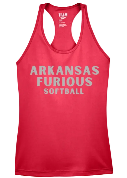 RED RACERBACK TANK