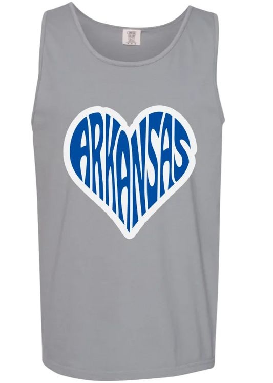 GREY SLEEVELESS TANK-COMFORT COLOR