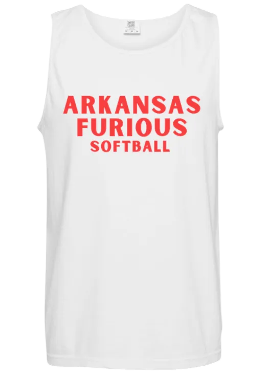 WHITE SLEEVELESS TANK-COMFORT COLOR