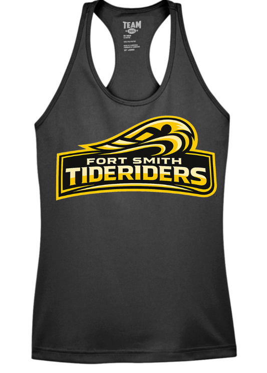BLACK RACERBACK TANK