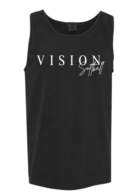 Black Sleeveless Tank-Comfort Color