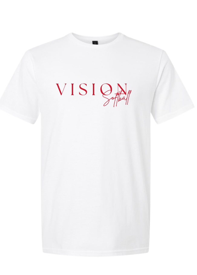 Vision Softball in White