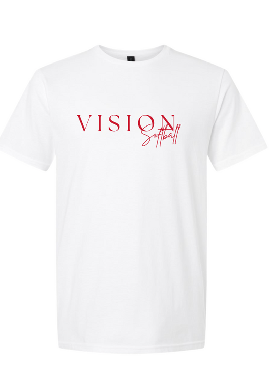 Vision Softball in White