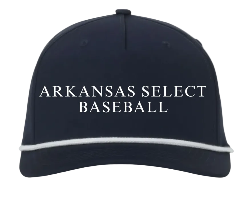 NAVY/ WHITE CORDED HAT