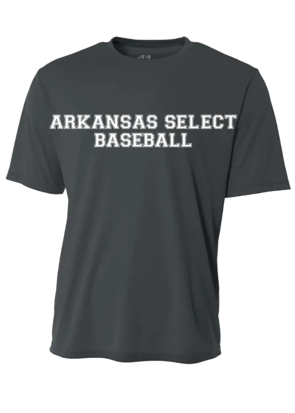 CHARCOAL GREY DRI FIT SHORT SLEEVE SHIRT