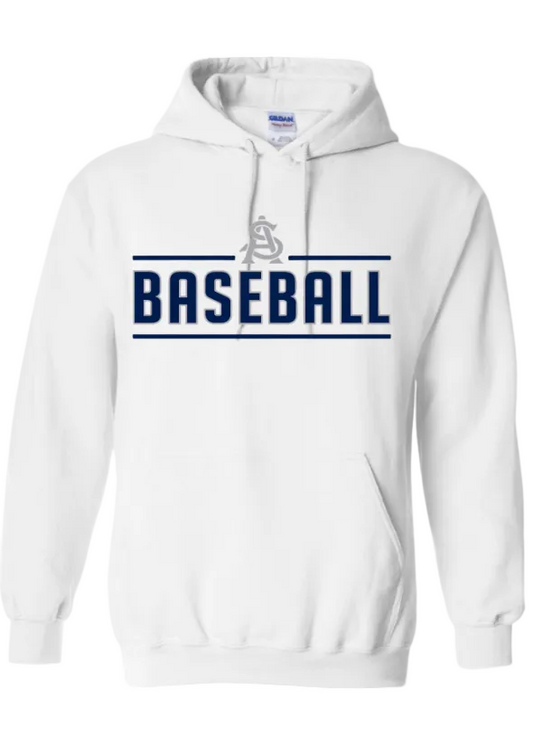 BASIC LOGO HOODIE IN WHITE