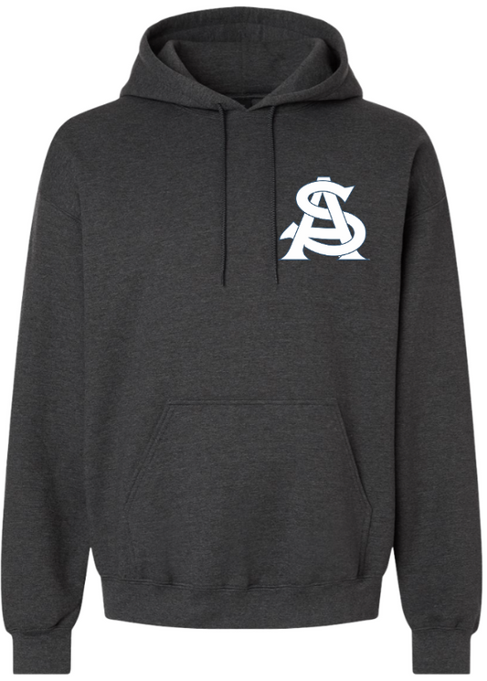ARKANSAS SELECT HOODIE IN CHARCOAL HEATHER GREY