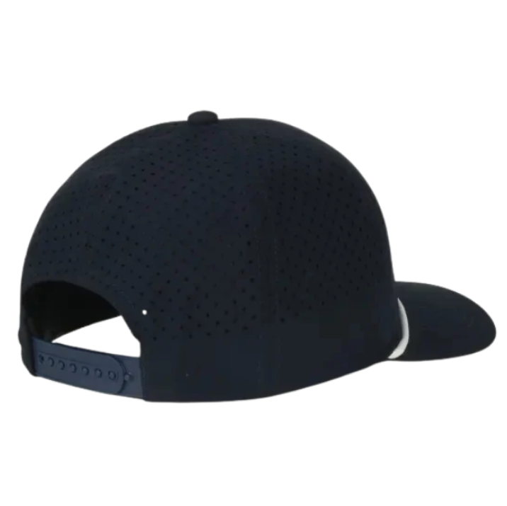 Corded Hat in Navy ( embroidery )