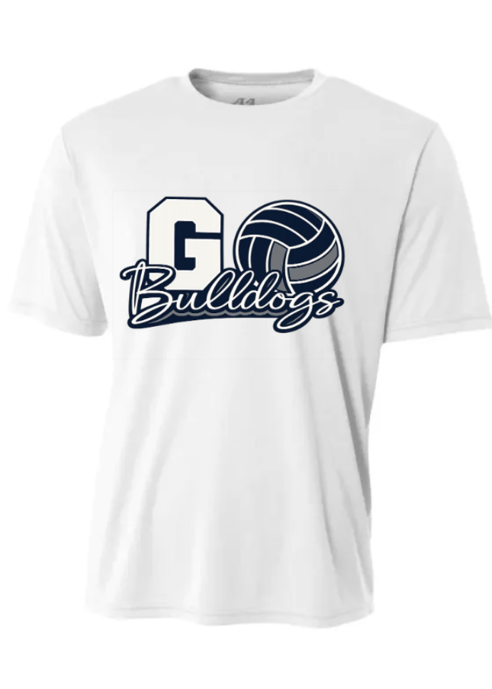 Short Sleeve Dri-Fit Tee in White