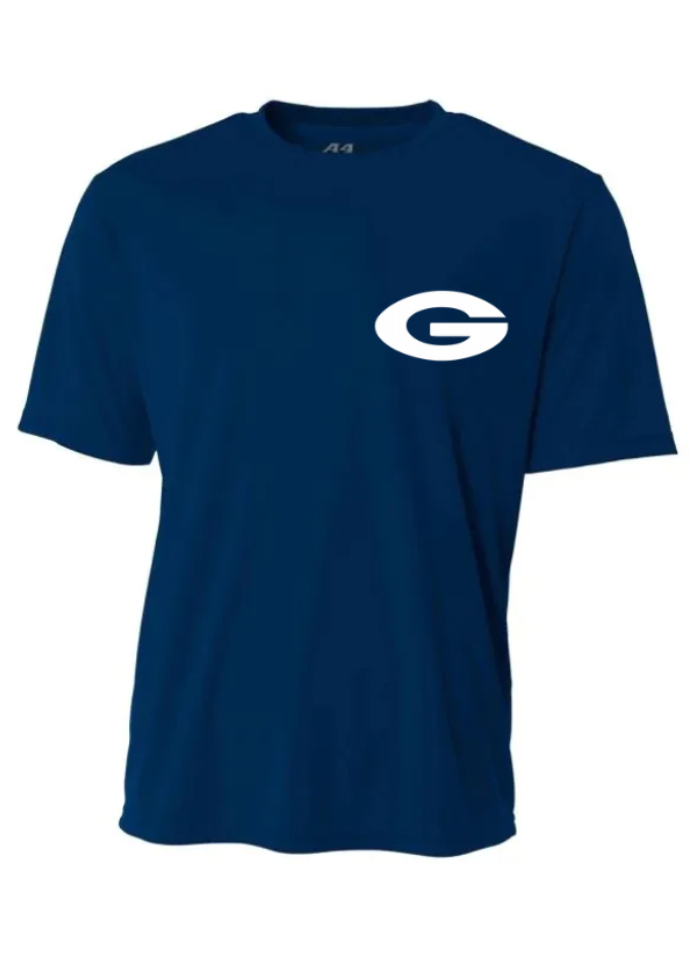 Short Sleeve Dri-Fit Tee in Navy