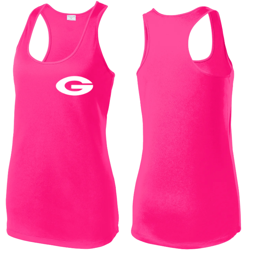 Sport-Tek Racerback Tank in Pink
