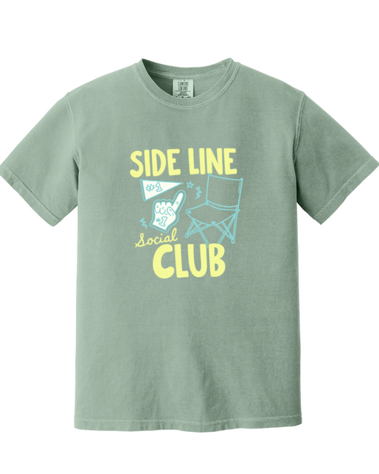 SIDELINE SOCIAL CLUB SHORT SLEEVE COMFORT COLOR TEE