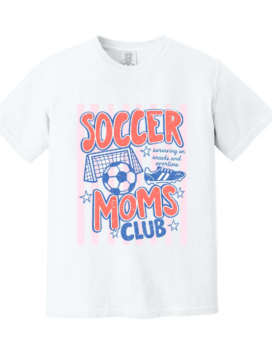 SOCCER MOMS CLUB SHORT SLEEVE COMFORT COLOR TEE