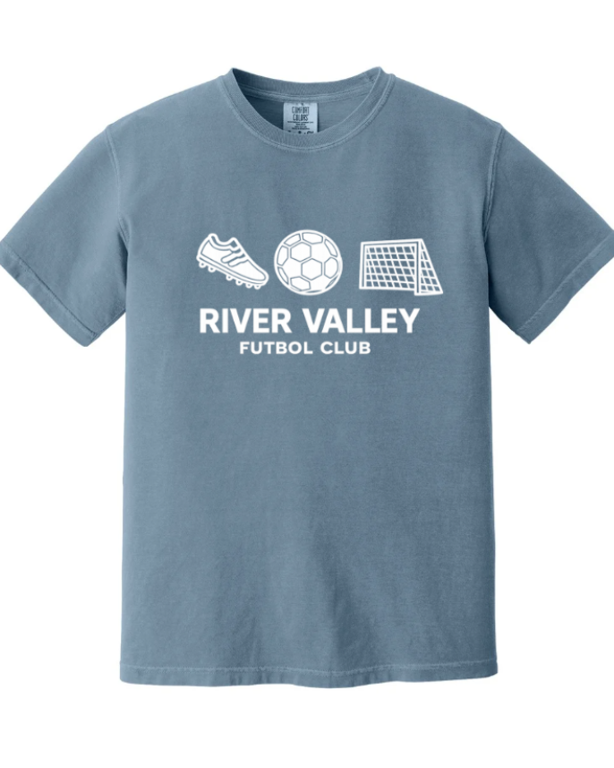 RIVER VALLEY FUTBOL CLUB SHORT SLEEVE COMFORT COLOR TEE