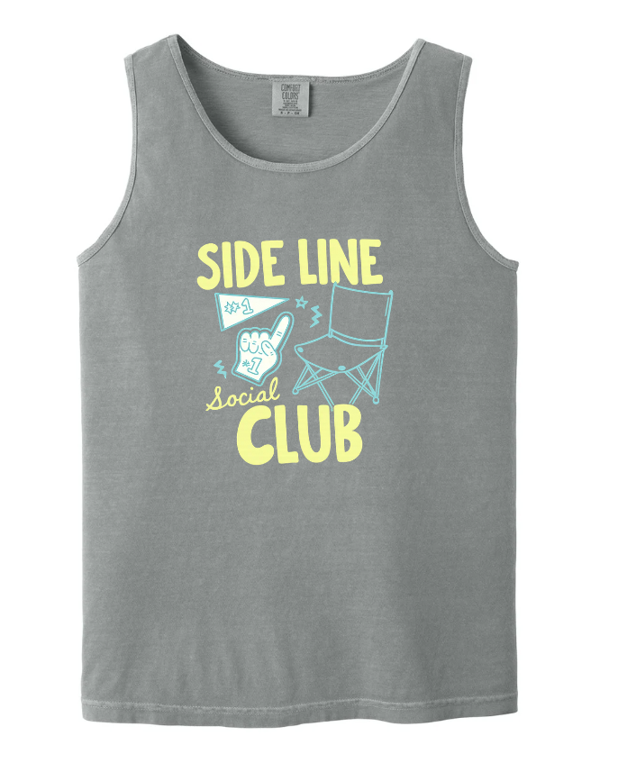 SIDELINE SOCIAL CLUB COMFORT COLOR TANK TOP