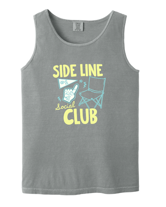 SIDELINE SOCIAL CLUB COMFORT COLOR TANK TOP