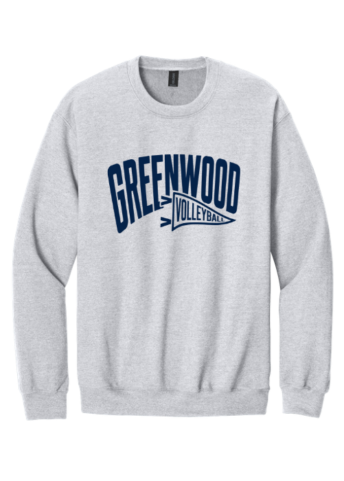 Greenwood Bulldog Crewneck Sweatshirt in Ash Grey