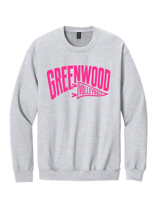 Greenwood Bulldog Crewneck Sweatshirt in Ash Grey