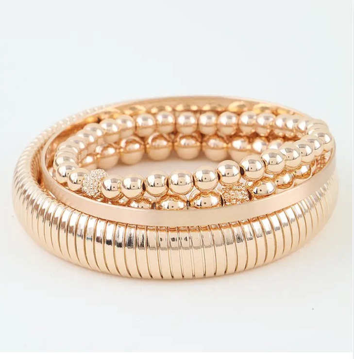 Multi Beaded Cuff Bracelet