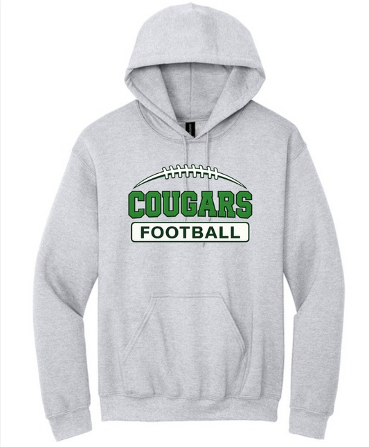 COUGARS FOOTBALL HOODIE IN SPORT GREY
