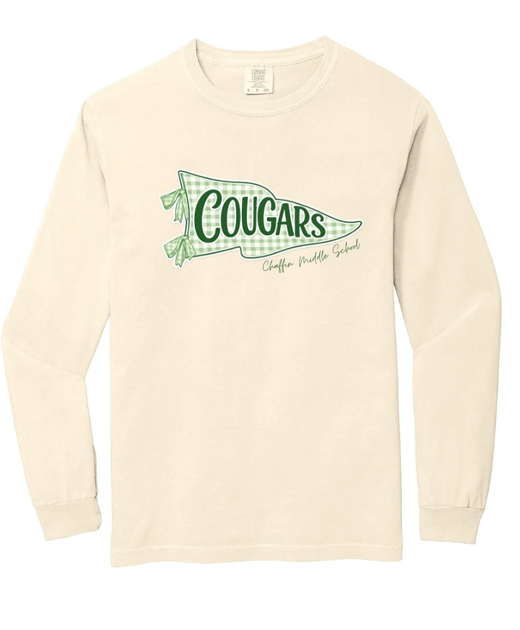 FLAG PENDANT LONG SLEEVE COMFORT COLOR IN IVORY