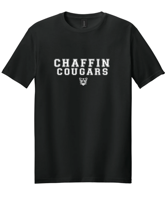 CHAFFIN COUGARS SHORT SLEEVE TEE IN BLACK