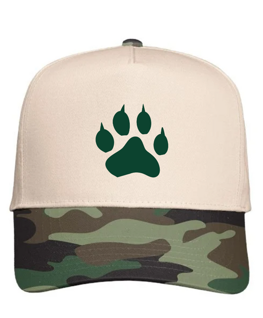 PAW PRINT FIVE PANEL HAT