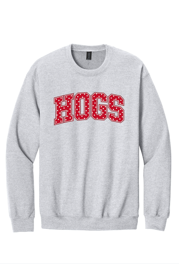 ASH GREY CREWNECK SWEATSHIRT
