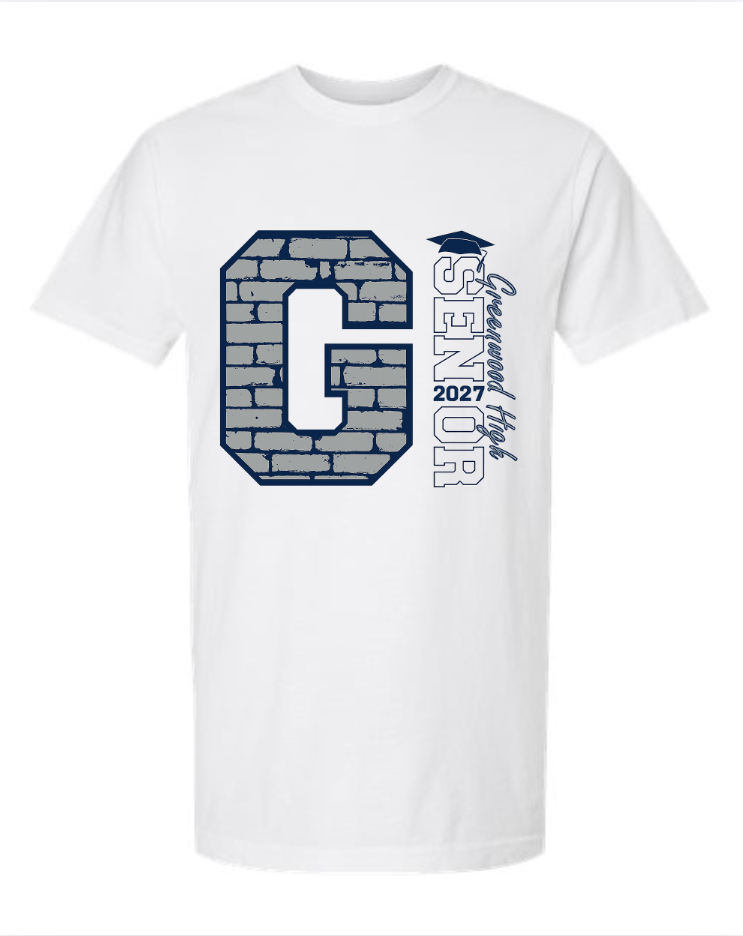 GHS SENIOR TEE IN WHITE