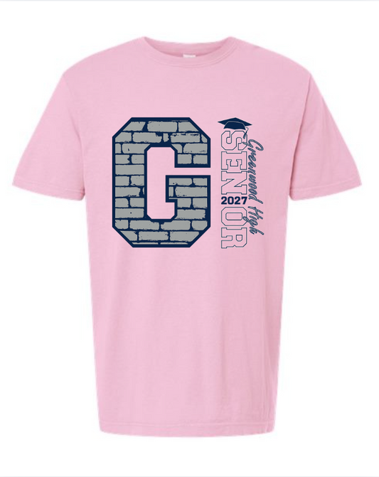 GHS SENIOR TEE IN BLOSSOM PINK