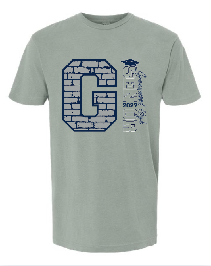 GHS SENIOR TEE IN BAY GREEN