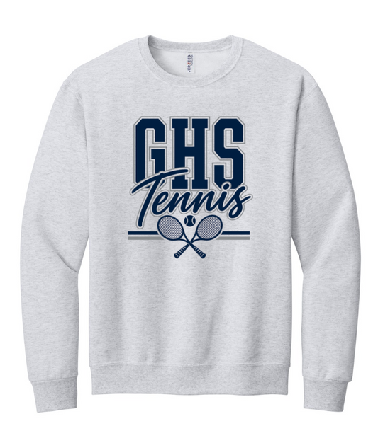 GHS TENNIS CREWNECK SWEATSHIRT IN ASH GREY