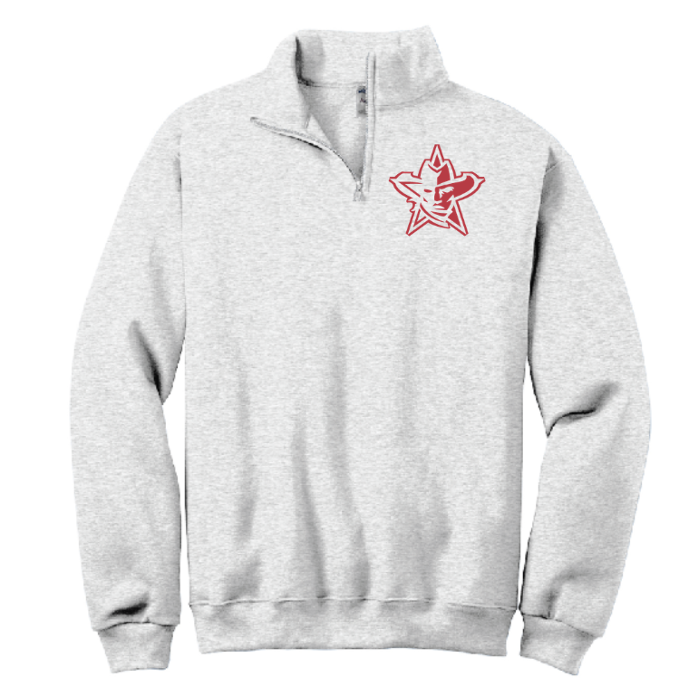 1/4 ZIP SWEATSHIRT IN GREY