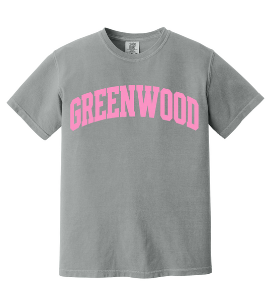 PINK GREENWOOD COMFORT COLOR TEE