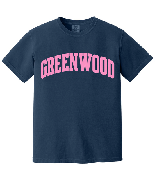 PINK GREENWOOD COMFORT COLOR TEE