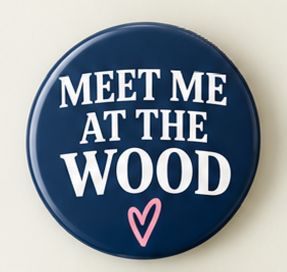 Meet Me at The Wood Button