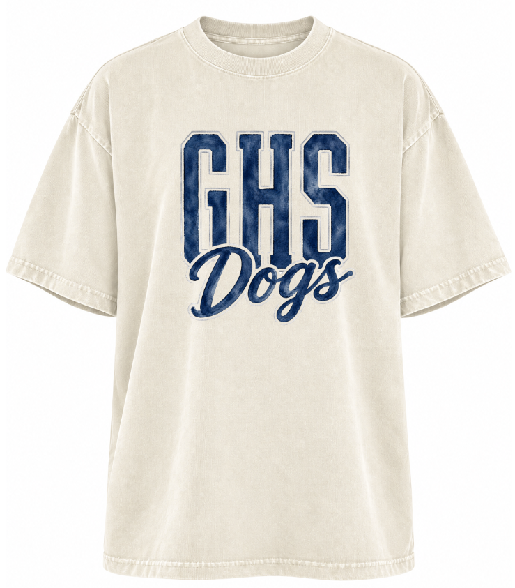 GHS DOGS IN NAVY- WATERCOLOR