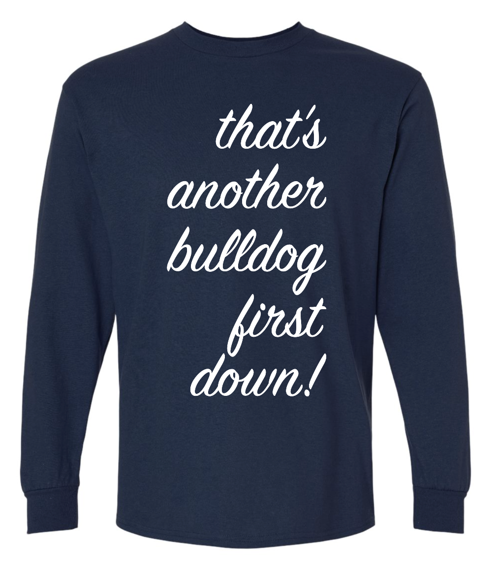 Navy Bulldog First Down