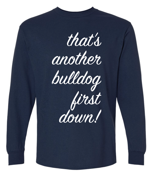 Navy Bulldog First Down