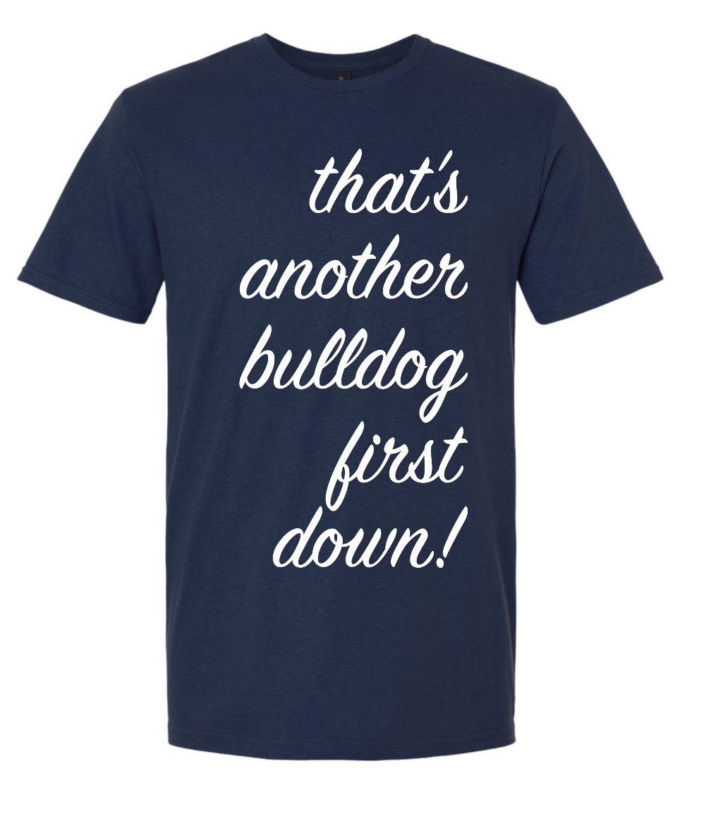 Navy Bulldog First Down