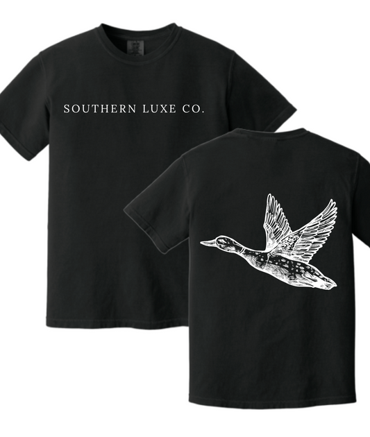 HERITAGE FLIGHT DUCK TEE-BLACK
