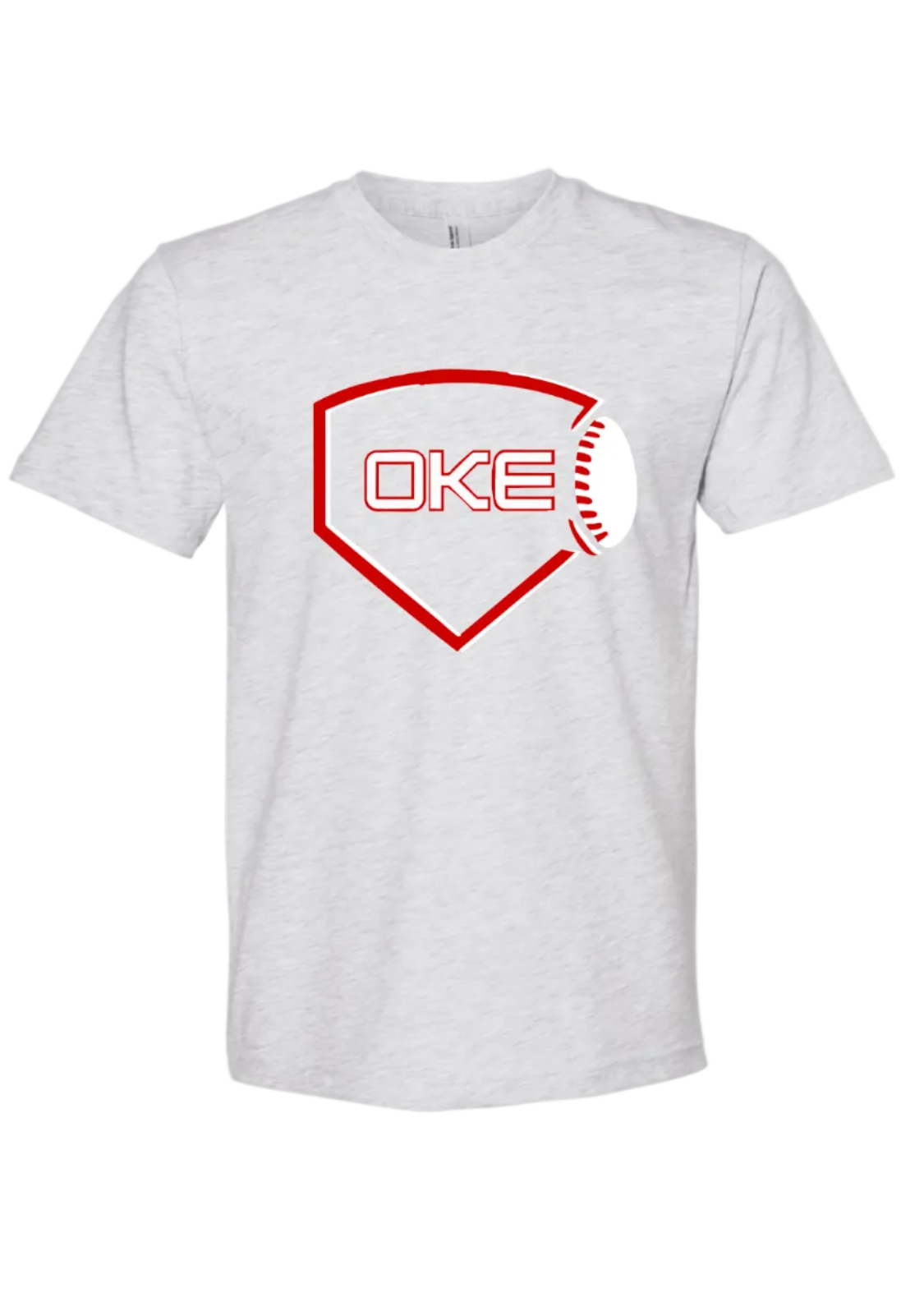 ASH GREY OKE PLATE TEE SHORT & LONG SLEEVE