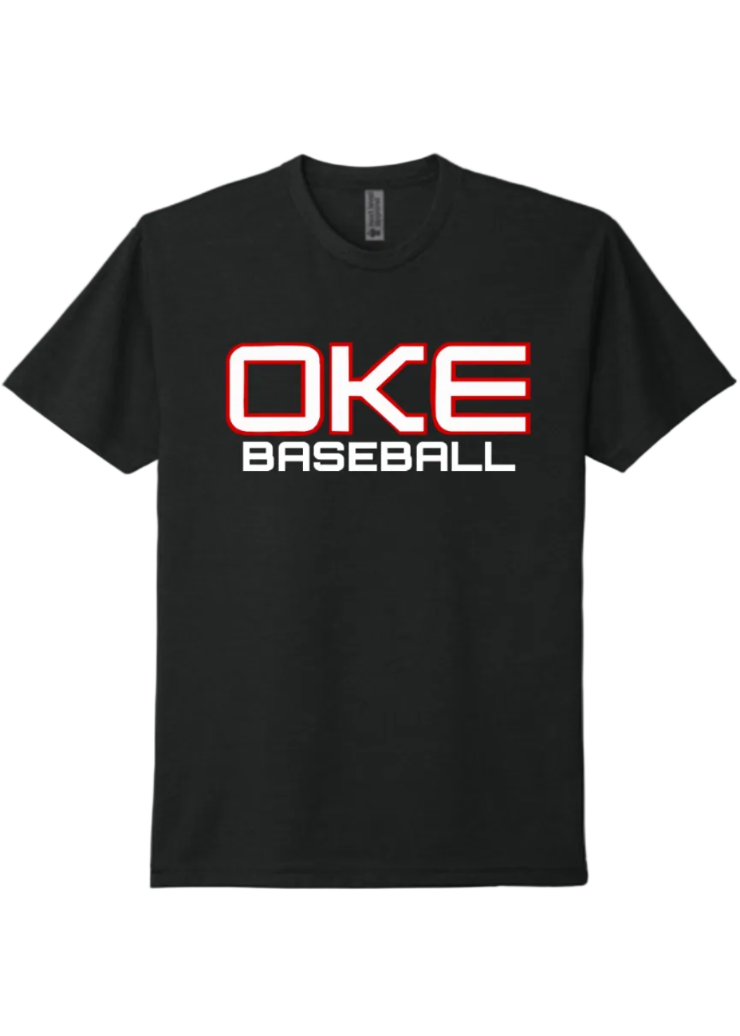 BLACK OKE BASEBALL TEE SHORT & LONG SLEEVE