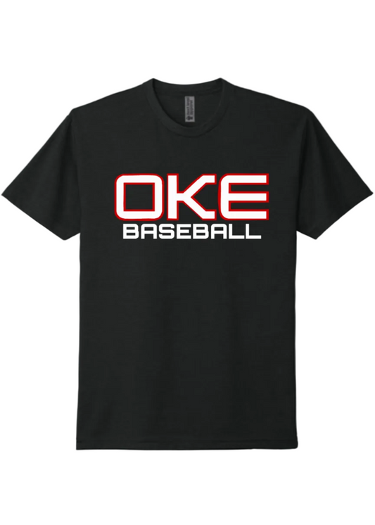 BLACK OKE BASEBALL TEE SHORT & LONG SLEEVE